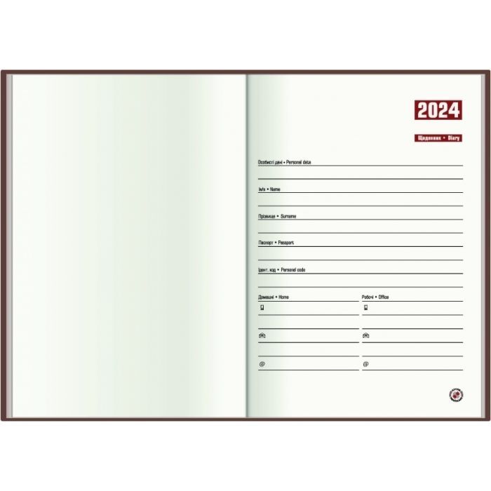 Тижневик Economix датований 2024 COLOR, А5 (E21842) зображення 2