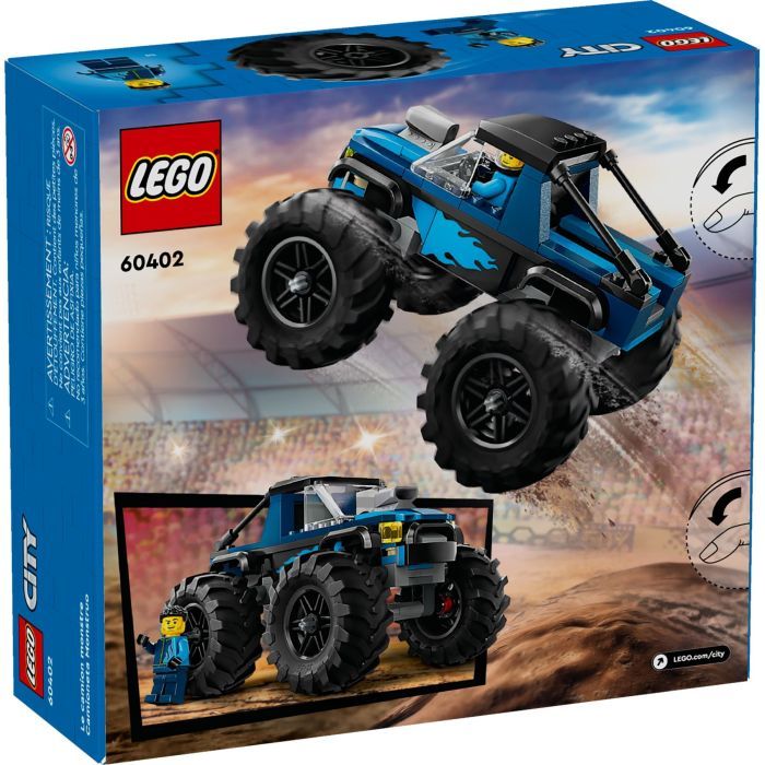 Конструктор LEGO City Синий грузовик-монстр 148 деталей (60402) изображение 5