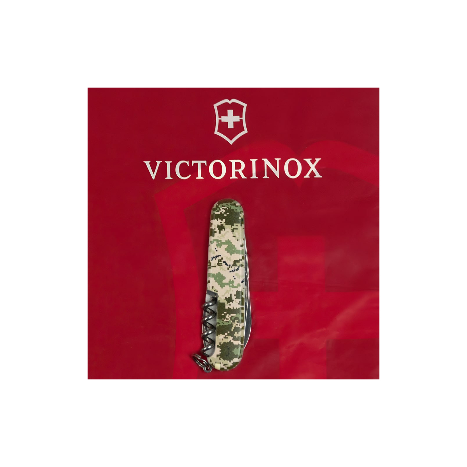 Нож Victorinox Spartan Army 91 мм Піксель + Лого (1.3603.3_W3941p) изображение 10