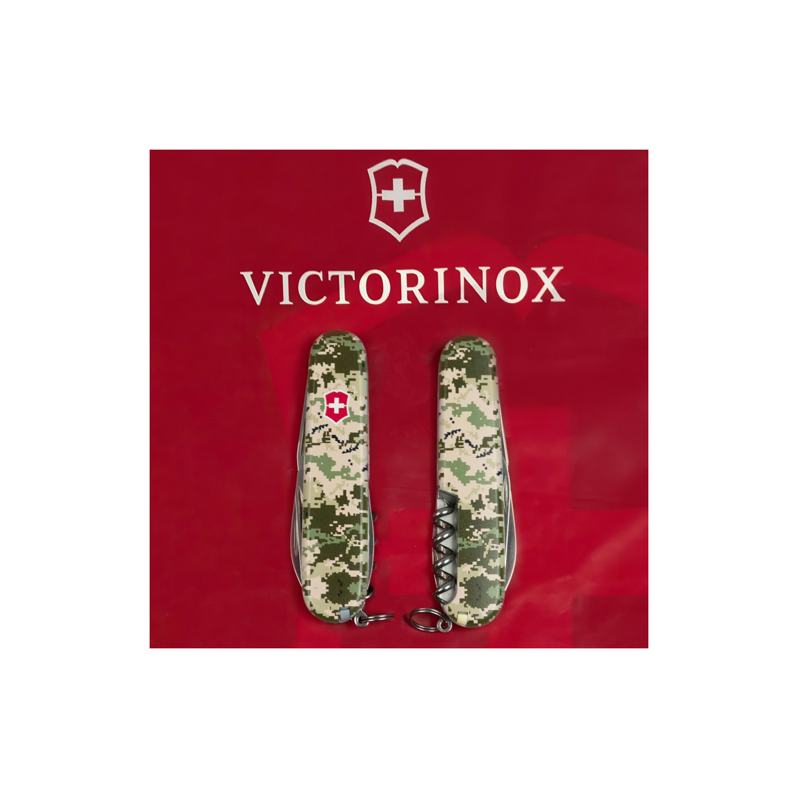 Нож Victorinox Spartan Army 91 мм Піксель + Лого (1.3603.3_W3941p) изображение 11