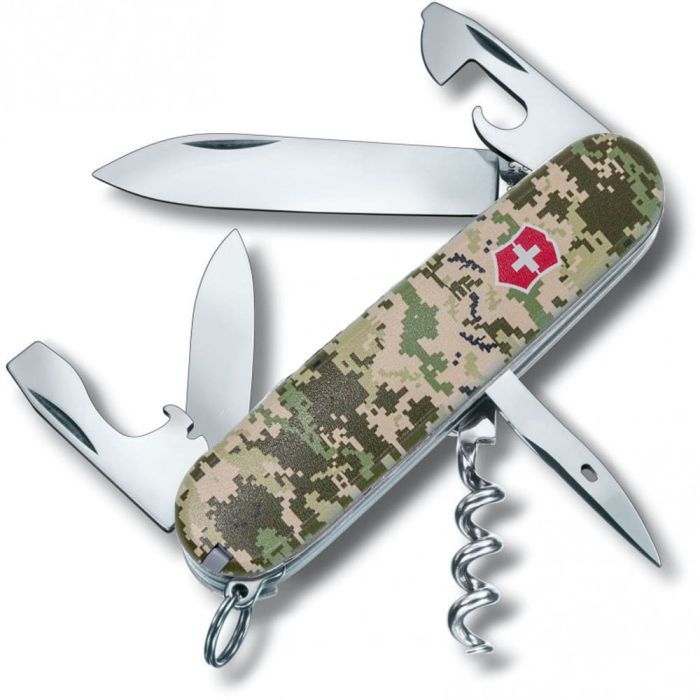 Нож Victorinox Spartan Army 91 мм Піксель + Лого (1.3603.3_W3941p) изображение 2