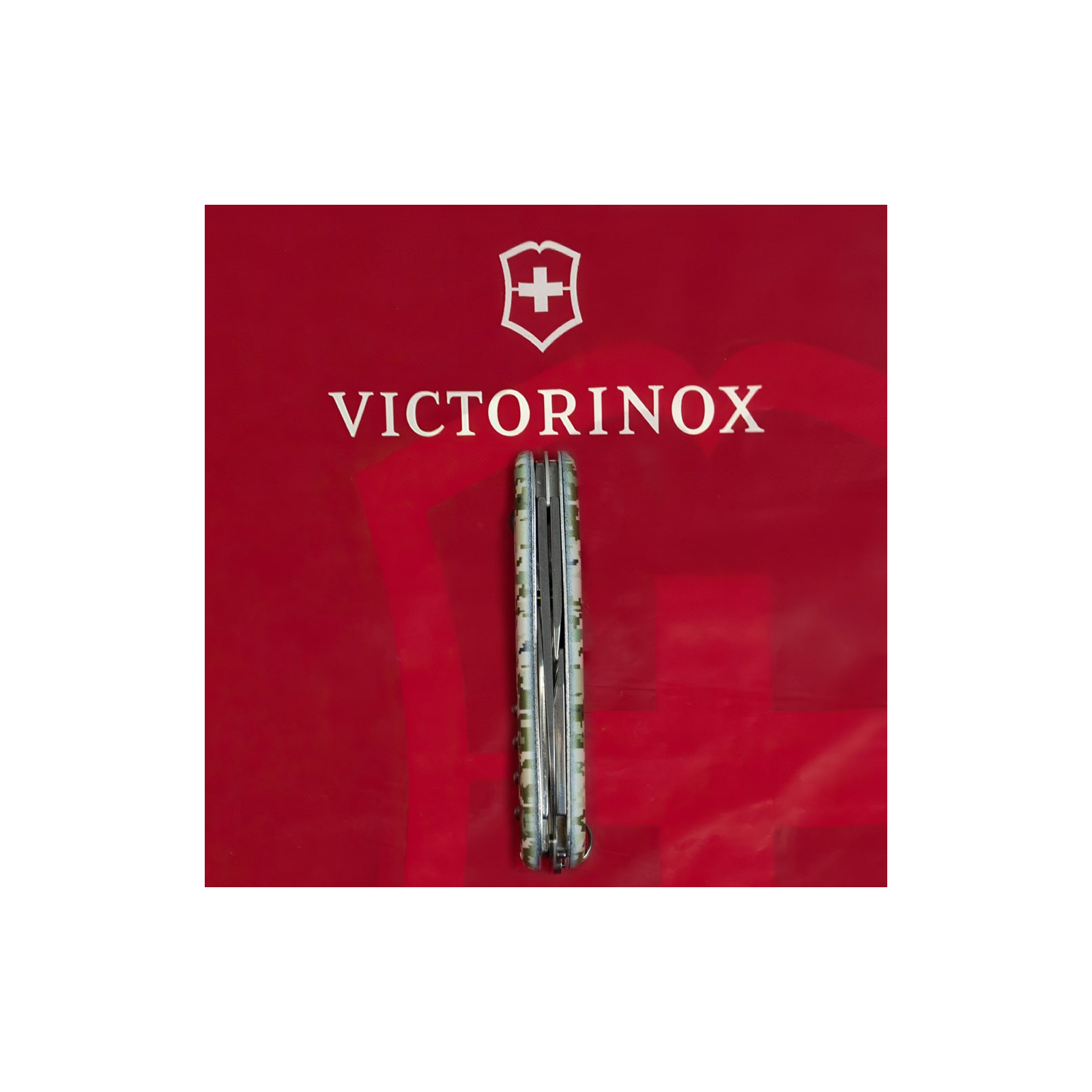 Нож Victorinox Spartan Army 91 мм Піксель + Лого (1.3603.3_W3941p) изображение 8