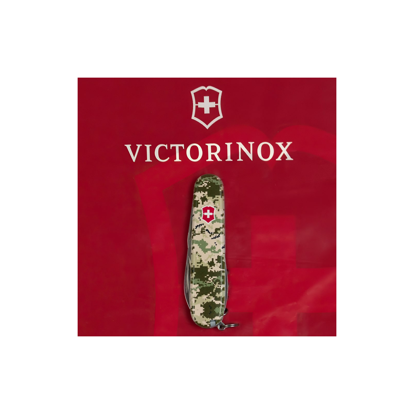 Нож Victorinox Spartan Army 91 мм Піксель + Лого (1.3603.3_W3941p) изображение 9