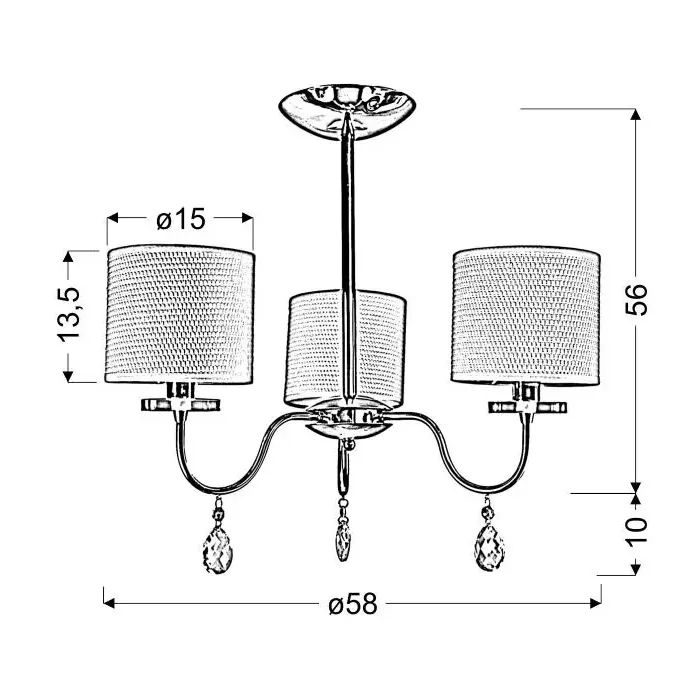 Люстра Candellux ESTERA (33-11664) изображение 2