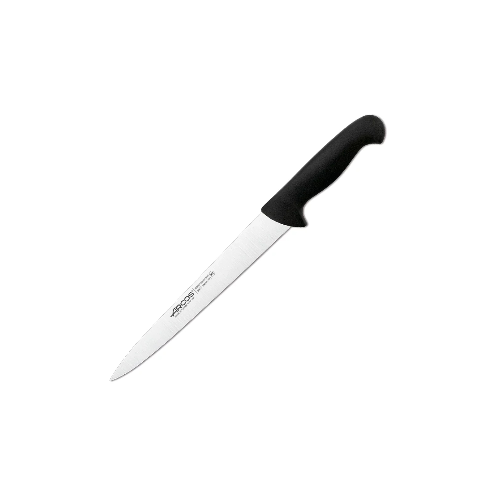 Кухонный нож Arcos серія "2900" для обробки м'яса 250 мм Чорний (295525)