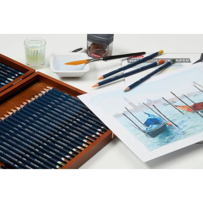 Карандаши цветные Derwent Watercolour акварельные, 36 цв. в металл. коробке (5010255784537) изображение 2