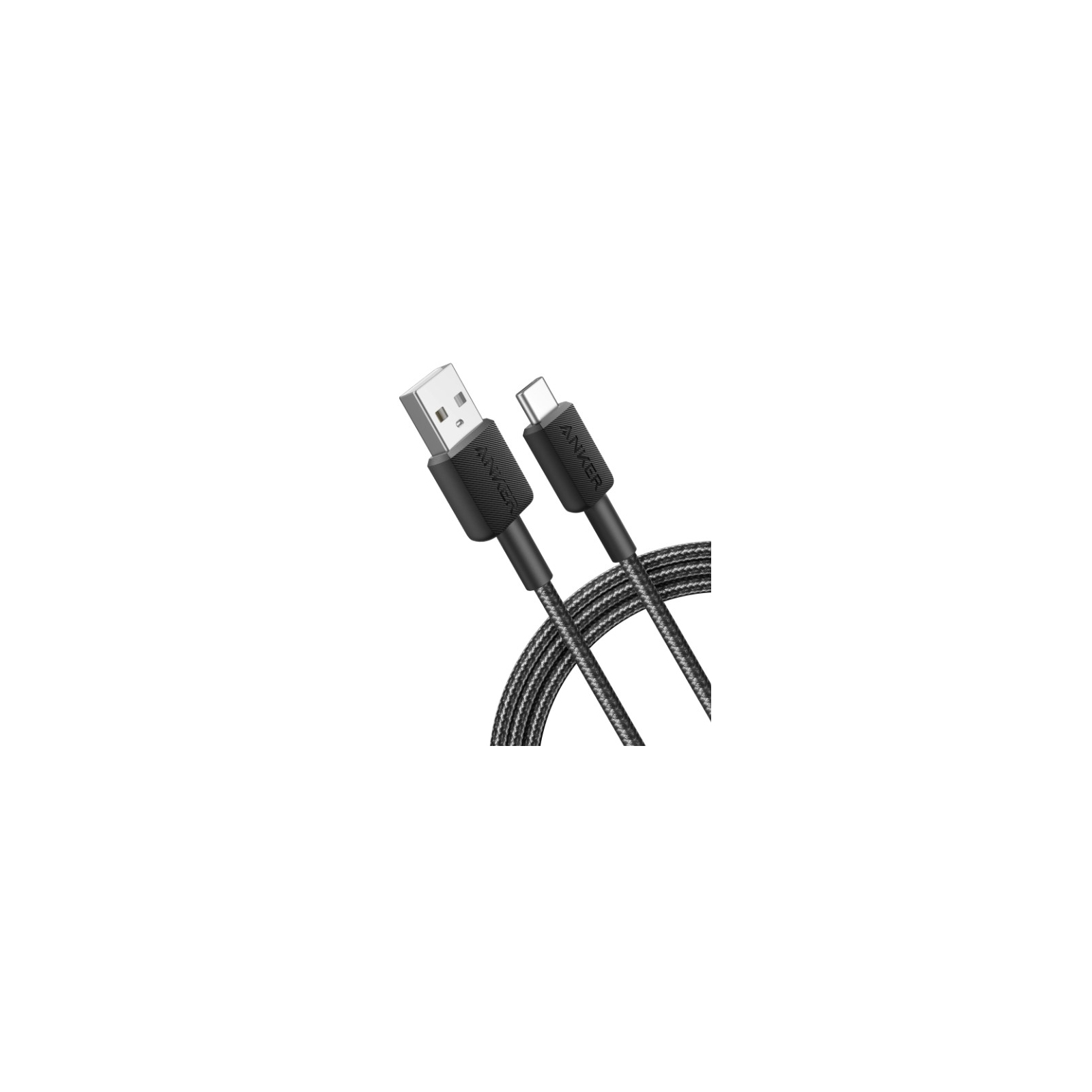 Дата кабель USB 2.0 AM to Type-C 0.9m 322 White Anker (A81H5H21/A81H5G21) изображение 4