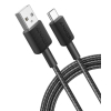 Дата кабель USB 2.0 AM to Type-C 0.9m 322 Black Anker (A81H5G11) зображення 4