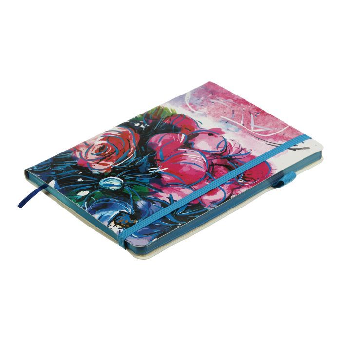 Книга записная Buromax Cherie 96 листов А5 в клеточку темно-синий (BM.295105-14) изображение 3