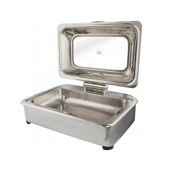 Мармит FoREST чафіндіш GN 1/1 з гідравлічною кришкою 590 х 435 х 310 мм (190110) зображення 2