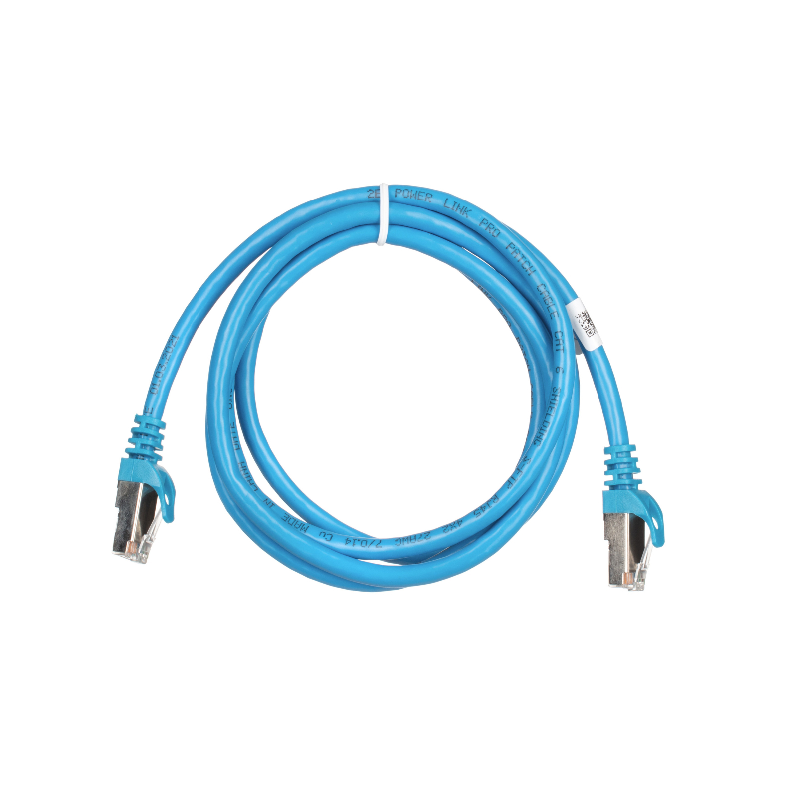 Патч-корд 1.50м S/FTP Cat 6 CU PVC 26AWG 7/0.16 blue 2E (2E-PC6SFTPCOP-150BL) изображение 2