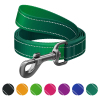 Поводок для собак WAUDOG Nylon Mono, светоотражающий L-XXL зеленый (521918)