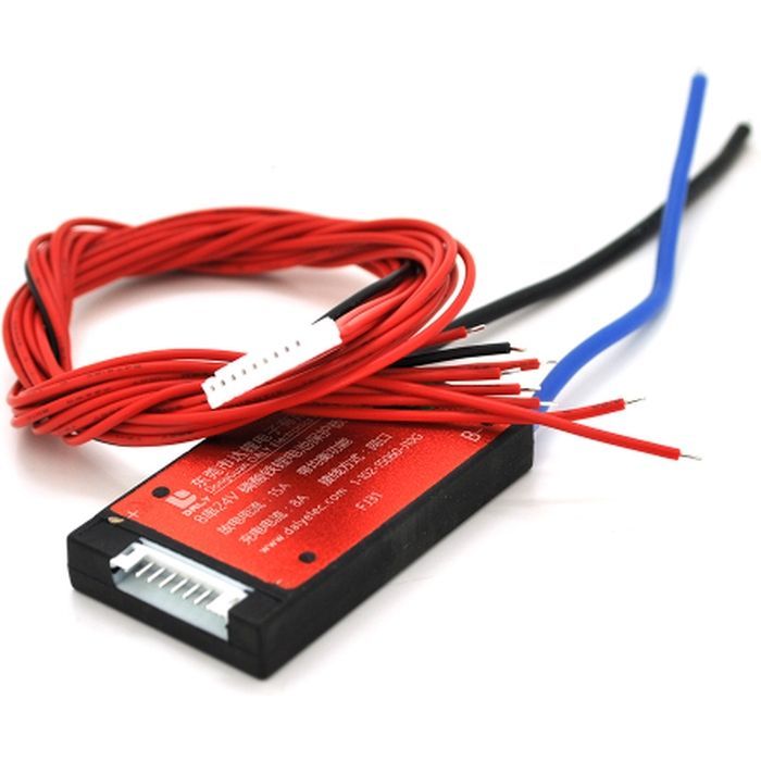 BMS контроллер DaLy LiFePO4 24V 8S 15A (DL8S-15A)