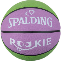 Фото - Баскетбольний м'яч SPALDING М'яч баскетбольний  Rookie зелений, рожевий Уні 5 84369Z (68934440 