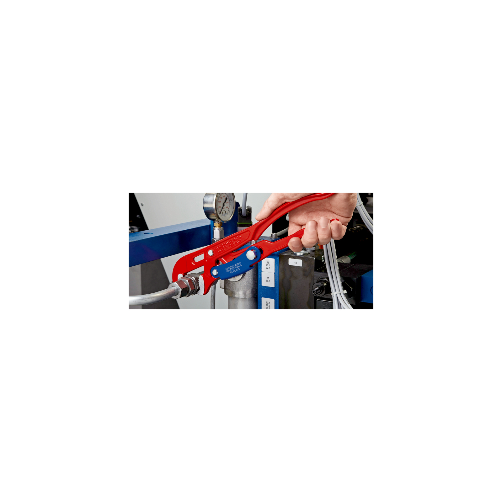 Ключ KNIPEX трубный с S-образным смыканием, 420мм (83 60 015) изображение 4