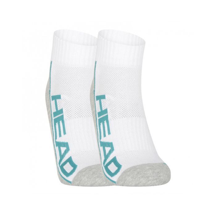 Носки Head Qperformance Quarter 791019001-003 2 пари Білий/Сірий/Мультиколор 39-42 (8720245076340) изображение 2