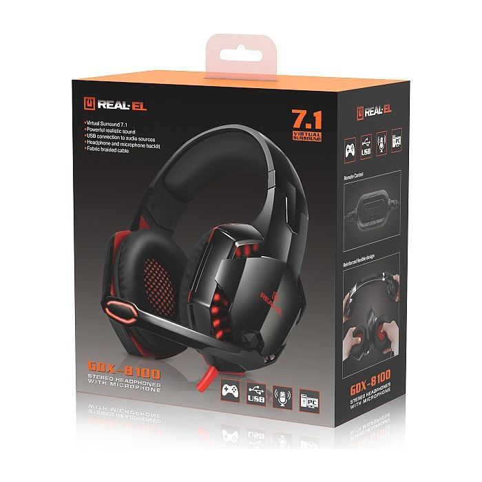 Наушники REAL-EL GDX-8100 (EL124100055) изображение 11