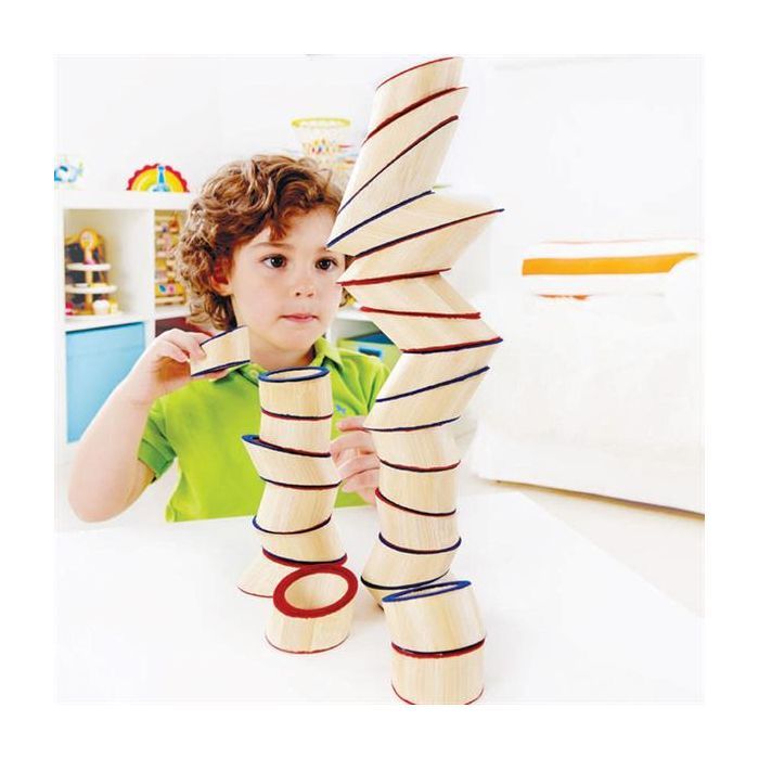 Головоломка Hape из бамбука Totter Tower Башня (E5524) изображение 4