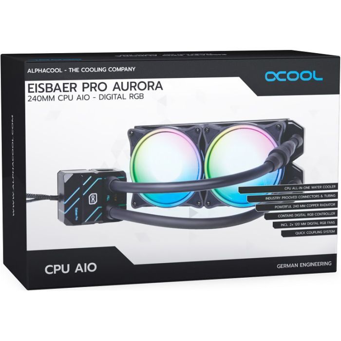 Система рідинного охолодження Alphacool PRO AURORA 240 AIO (11772) зображення 9