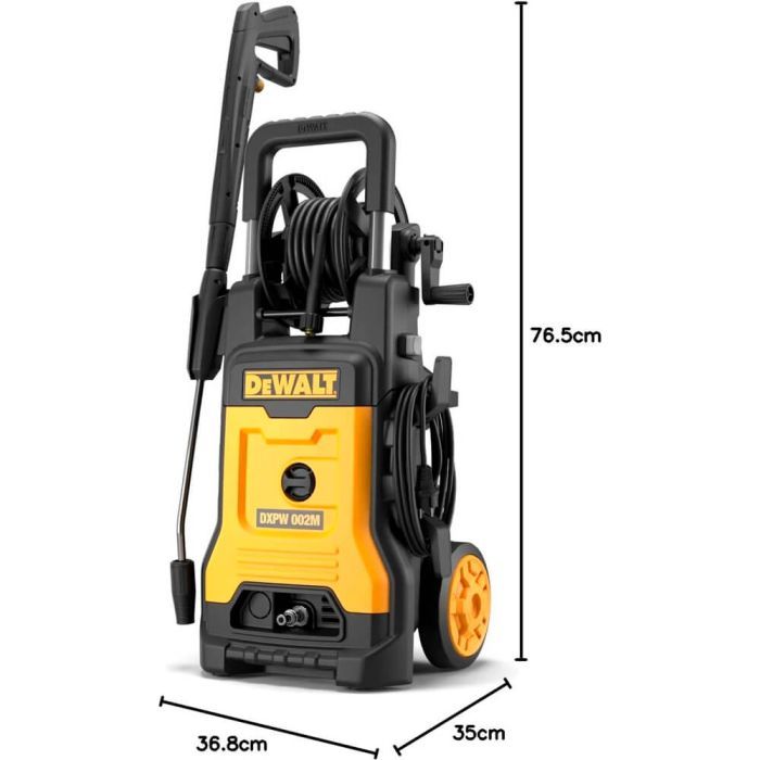 Мийка високого тиску DeWALT 2.1 кВт, 150 бар, шланг 10 м (DXPW002M-E) зображення 5