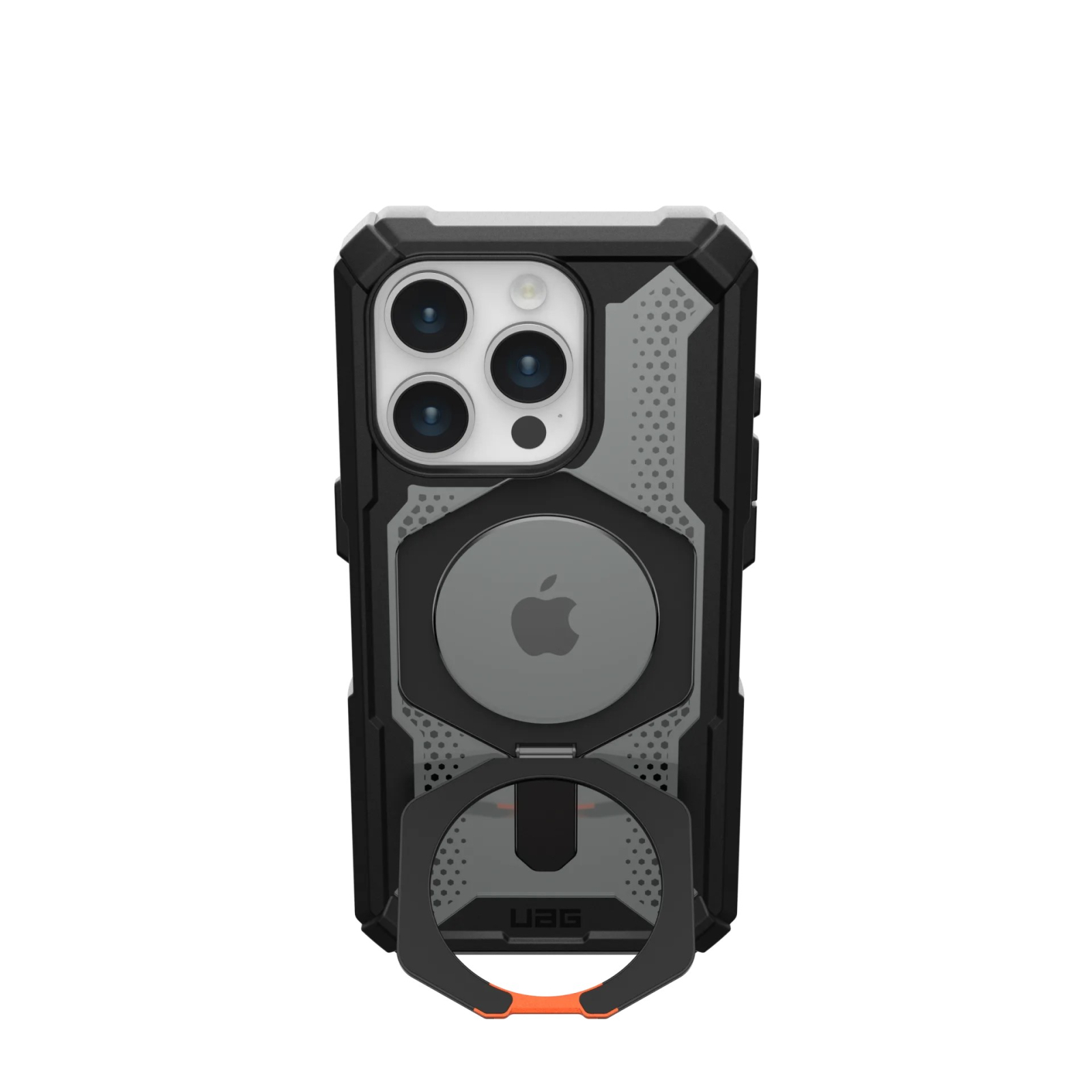 Чохол до мобільного телефона UAG iPhone 15 Pro Plasma XTE Magsafe Black/Orange (114442114097) зображення 7