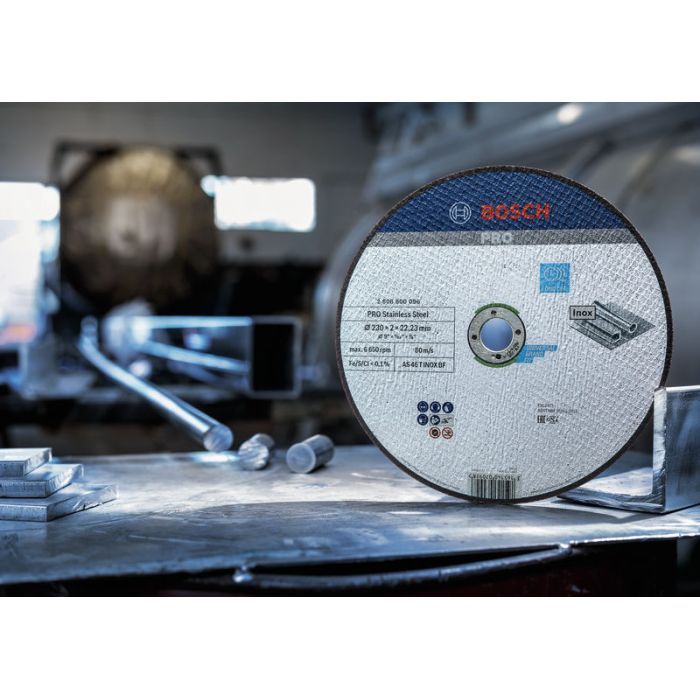 Круг відрізний Bosch Expert for Inox, 230х22.23мм (2.608.600.096) зображення 4