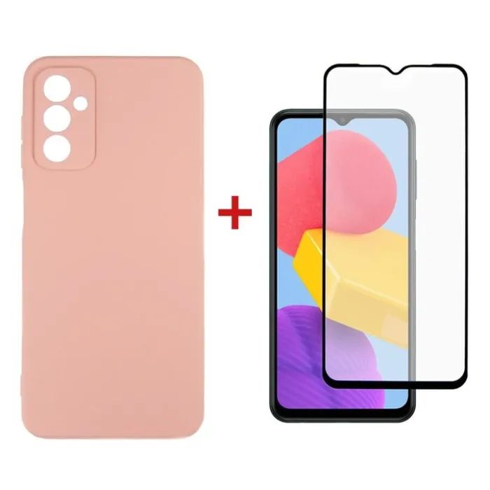 Чехол для мобильного телефона Dengos Samsung Galaxy M13 Case + Glass (Green) (DG-KM-73)