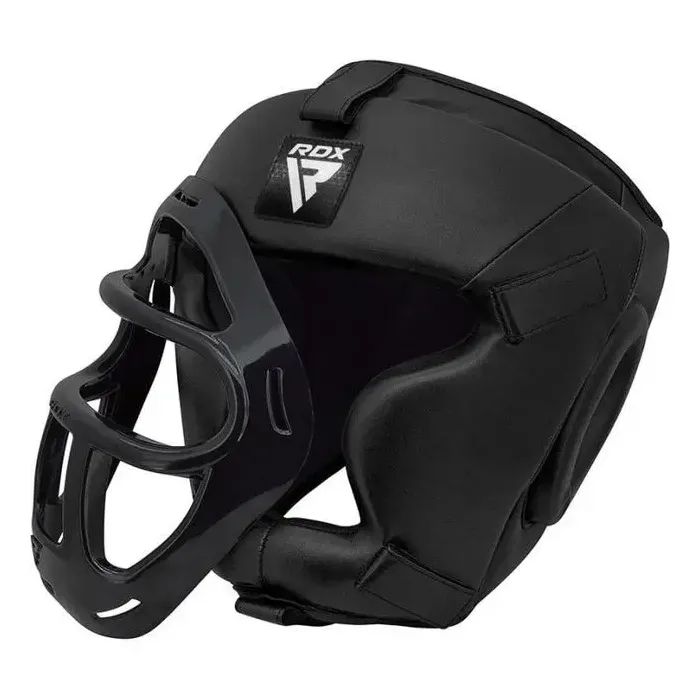 Боксерський шолом RDX T1 Grill Full Black M (HGR-T1FB-M) зображення 4