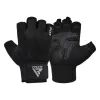 Перчатки для фитнеса RDX W1 Half Black Plus XL (WGA-W1HB-XL+) изображение 2