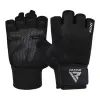 Перчатки для фитнеса RDX W1 Half Black Plus XL (WGA-W1HB-XL+)