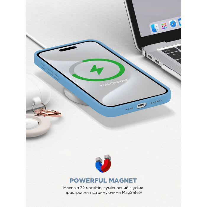 Чехол для мобильного телефона Armorstandart ICON2 MagSafe Apple iPhone 15 Pro Sunshine (ARM77007) изображение 9