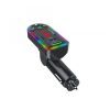FM модулятор Havit HV-FM813BT 2USB+USB-C RGB Black (HV-FM813BT Black) зображення 3