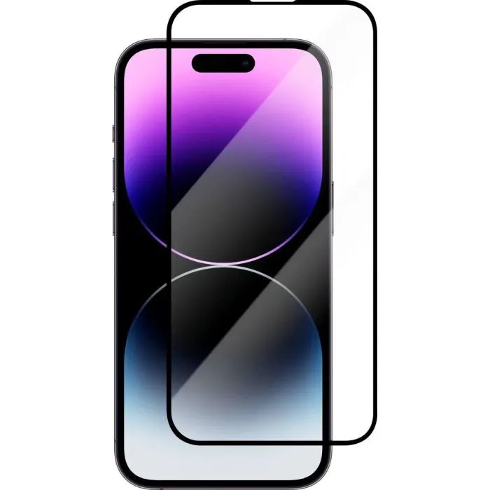 Скло захисне Lunatik Premium Tempered Glass 3D Full Cover Black for iPhone 14 Pro Max (1195283) зображення 2