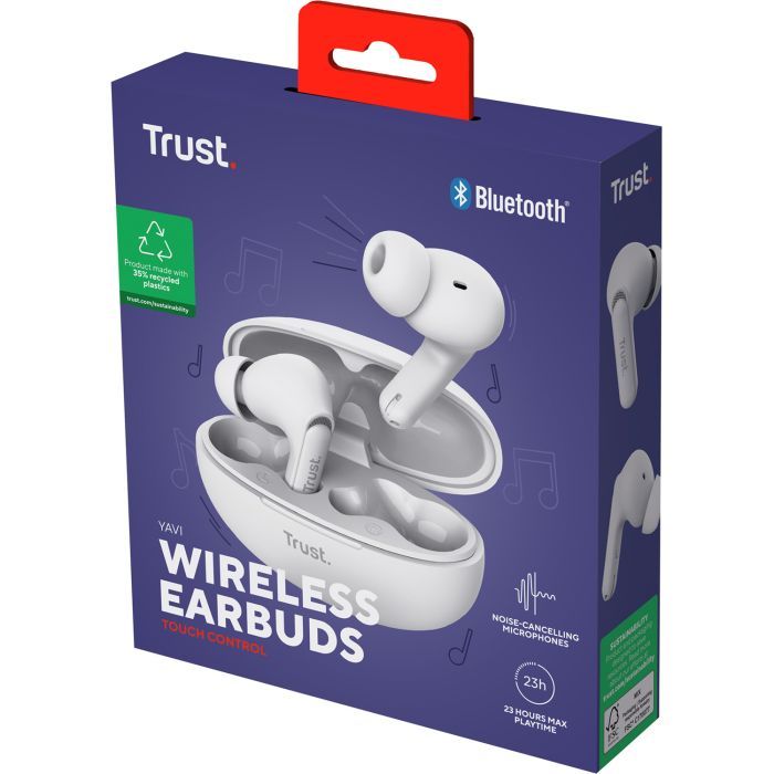 Наушники Trust Yavi Earbuds White (25172) изображение 11