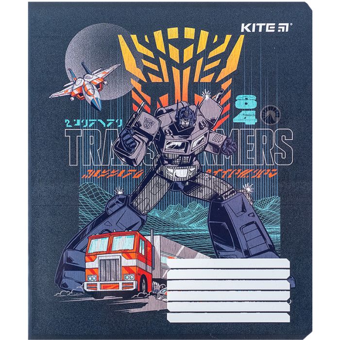 Зошит Kite Transformers 18 аркушів, клітинка (TF24-236) зображення 6