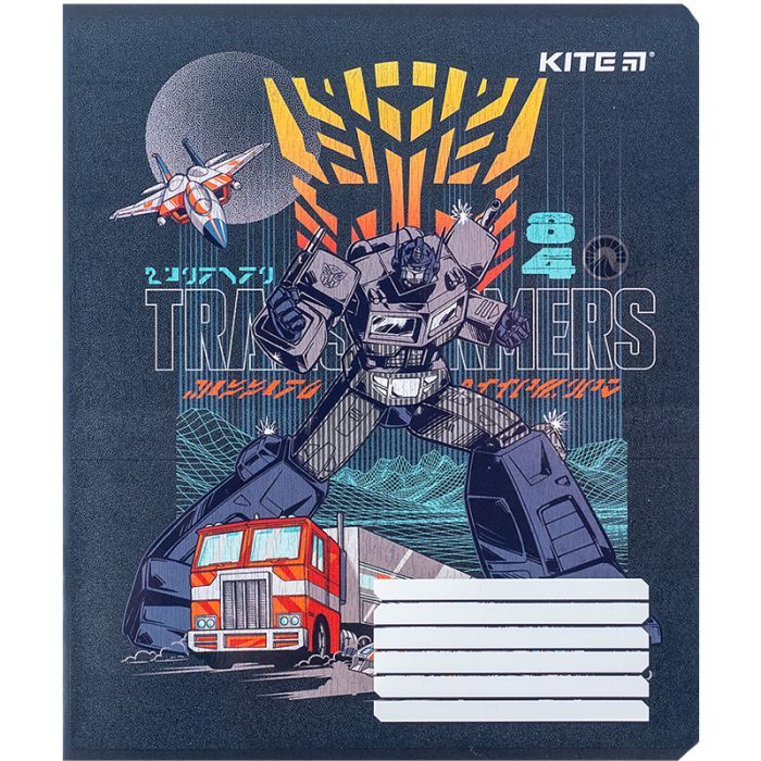 Зошит Kite Transformers 18 аркушів, клітинка (TF24-236) зображення 6