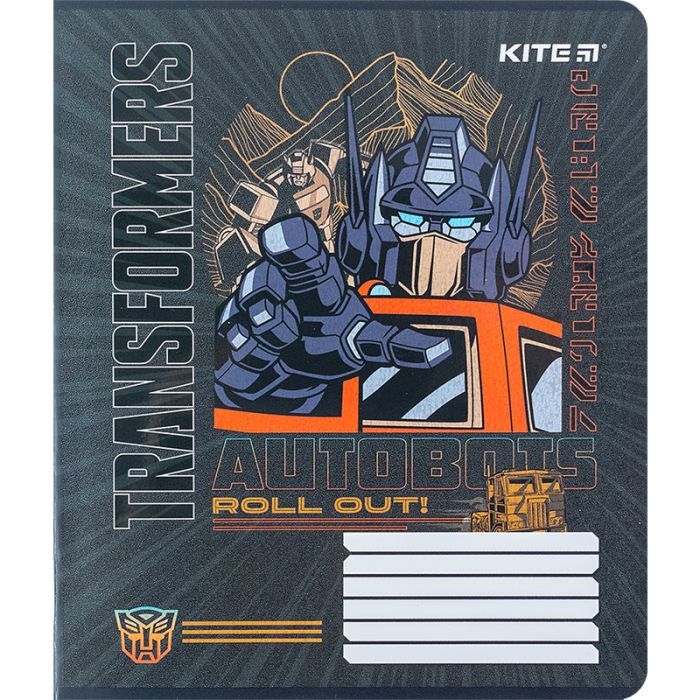 Зошит Kite Transformers 18 аркушів, клітинка (TF24-236) зображення 9