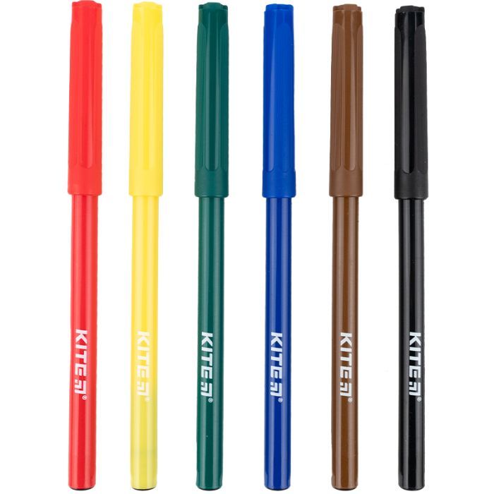 Фломастери Kite Classic 6 кольорів (K-446) зображення 2