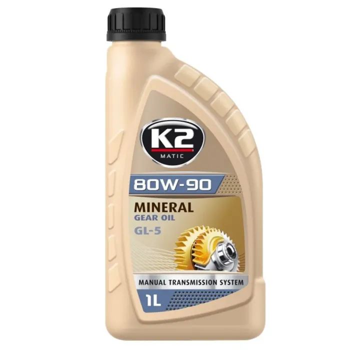 Трансмиссионное масло K2 Mineral Gear Oil GL-5 80W-90 1 л (O5541E)