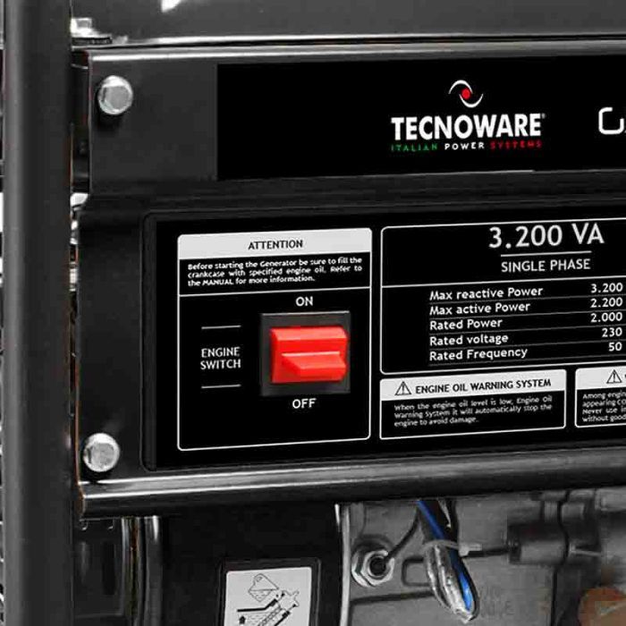 Генератор TECNOWARE FGE3200M 2.2kW, ручний старт (FGE3200M) зображення 6