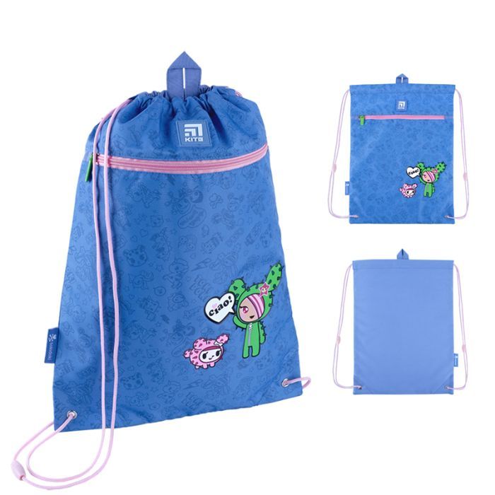 Сумка для взуття Kite Tokidoki Блакитна (TK24-601M-1)