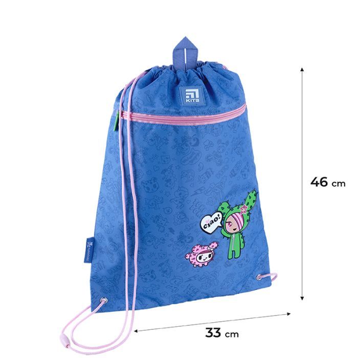 Сумка для взуття Kite Tokidoki Блакитна (TK24-601M-1) зображення 2