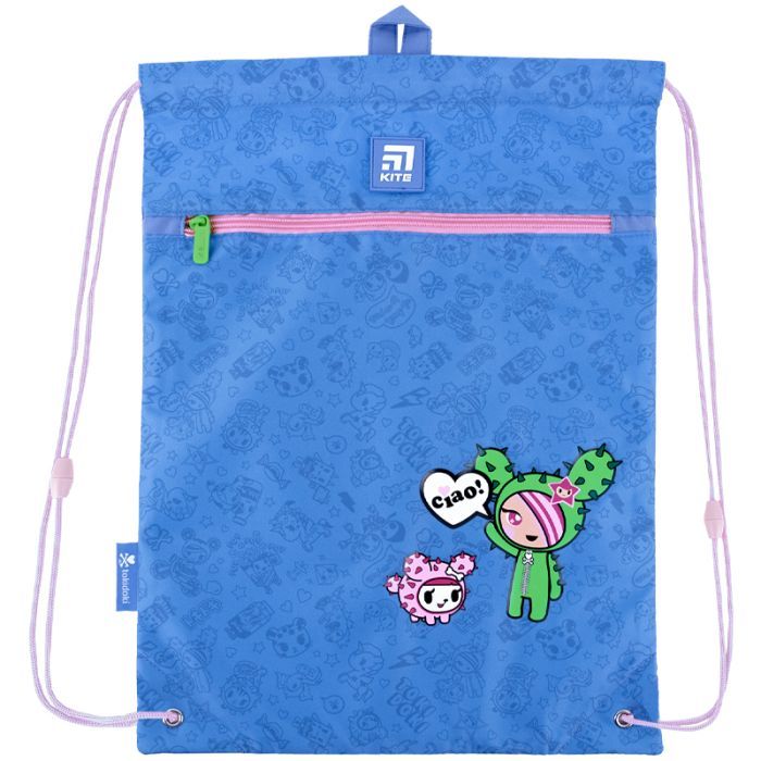 Сумка для взуття Kite Tokidoki Блакитна (TK24-601M-1) зображення 3