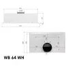 Витяжка кухонна Weilor WB 64 WH зображення 12