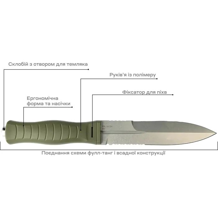 Ніж Skif Neptune SW Olive (FBL-001SWOL) зображення 6