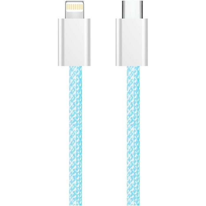 Дата кабель USB-C to Lightning 1.0m 27W pink ColorWay (CW-CBPDCL061-P) зображення 7