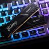 Модуль памяти для компьютера DDR4 128GB (4x32GB) 3200 MHz Fury Beast Black Kingston Fury (ex.HyperX) (KF432C16BBK4/128) изображение 5