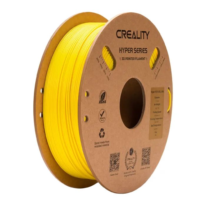 Пластик для 3D-принтера Creality Hyper PETG 1.75мм, yellow, 1кг (3301030071)