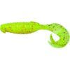 Силикон рыболовный Keitech Flapper Grub 4" (7 шт/упак) ц:pal#01 chartreuseredflake (1551.09.57)