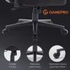 Крісло ігрове GamePro FGC750B Size L Fabric Black (FGC750B) зображення 12